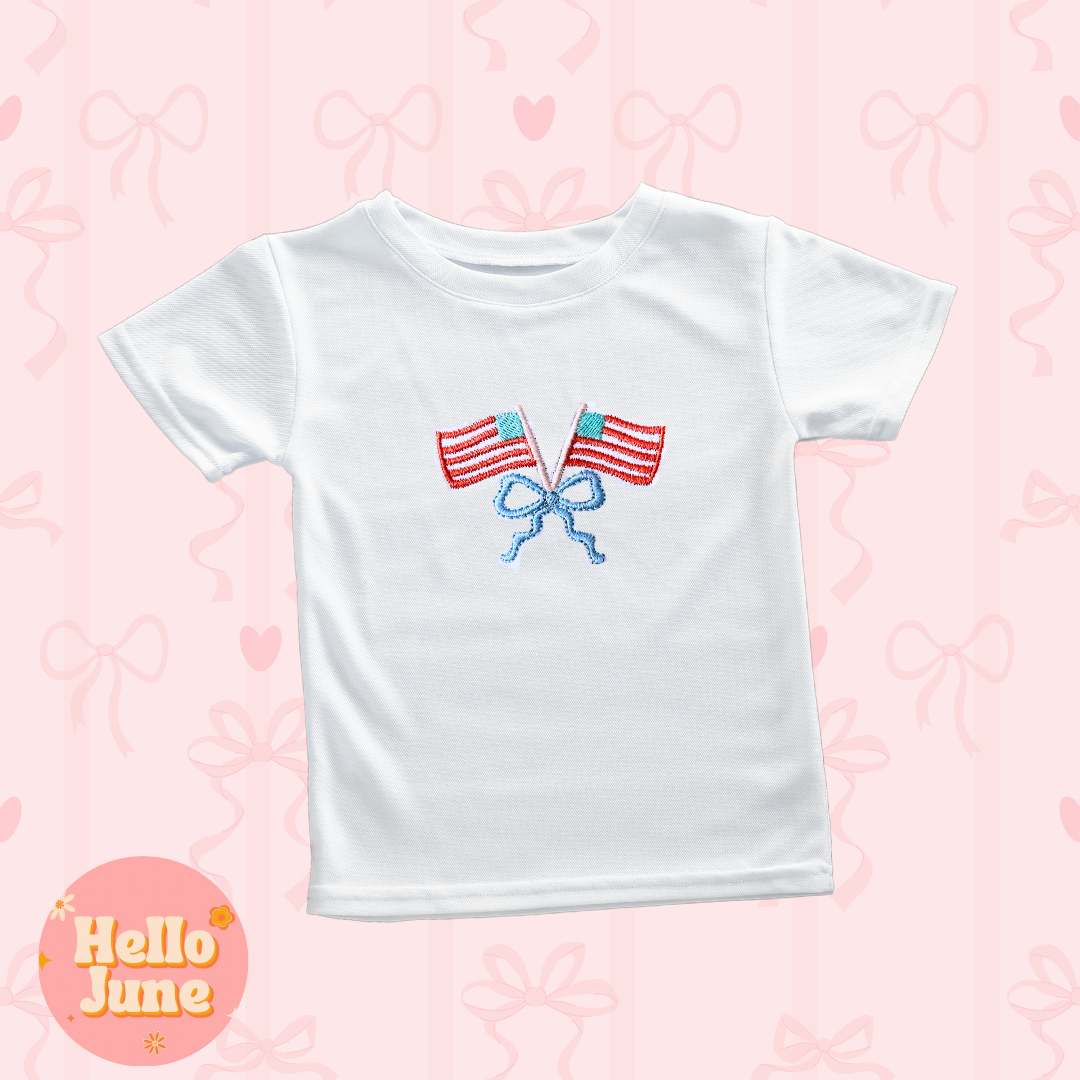 FLAG WITH BOW SHIRT