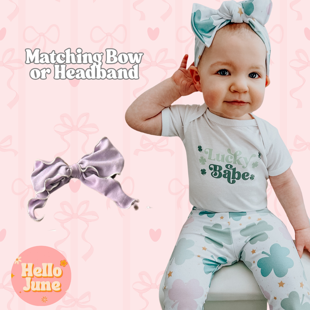 MATCHING HEADBAND / CLIP BOW